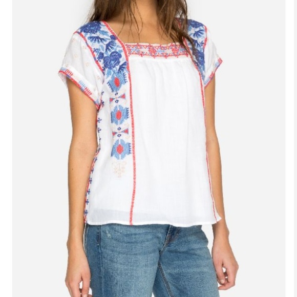 Johnny was ZELDA MEXICAN PEASANT TOP - Picture 2 of 9